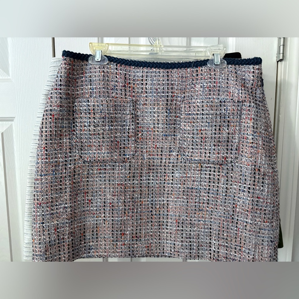 LOFT Multicolor Tweed Pencil Skirt